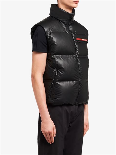 prada gilet puffer|farfetch prada jacket.